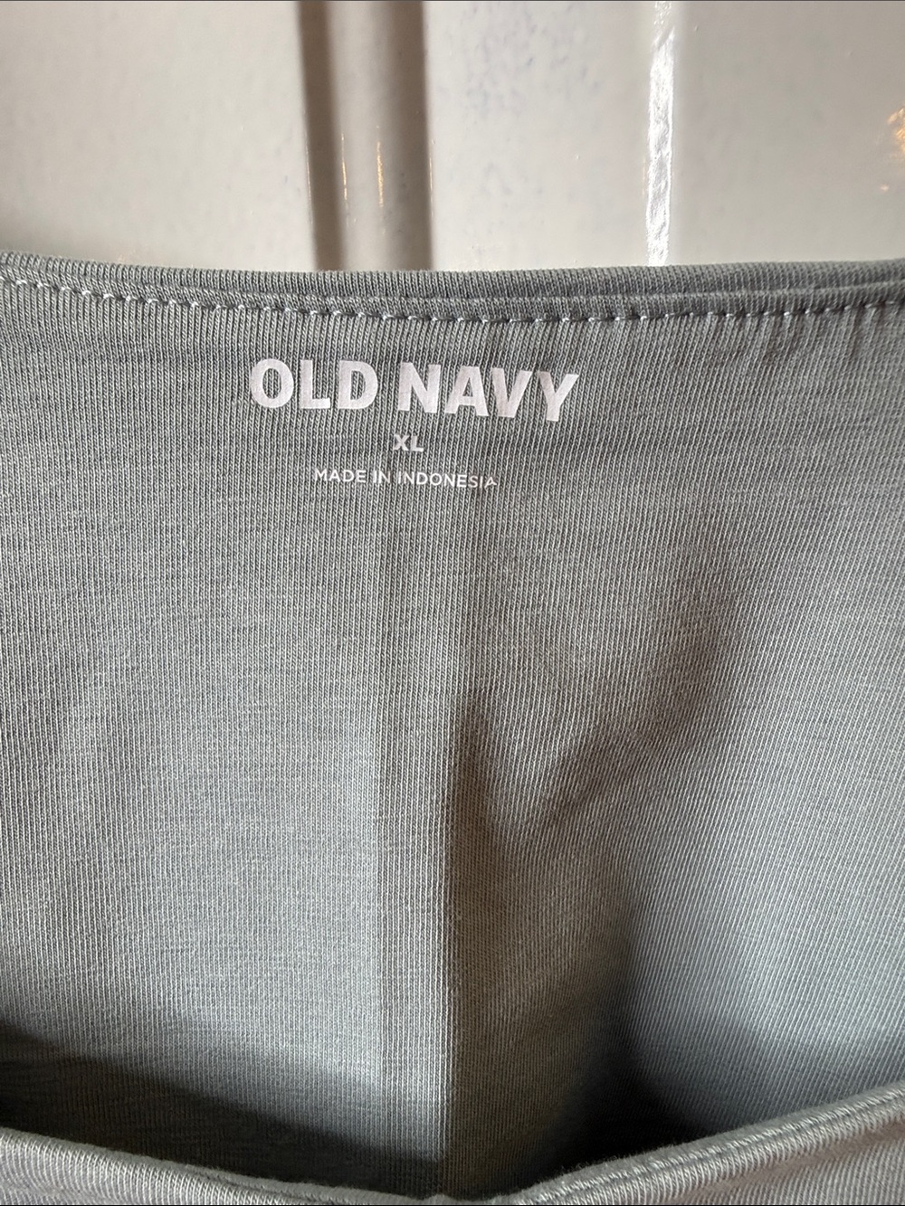 Old Navy Sage Green Wide-Strap Tank Top - Picture 2 of 2